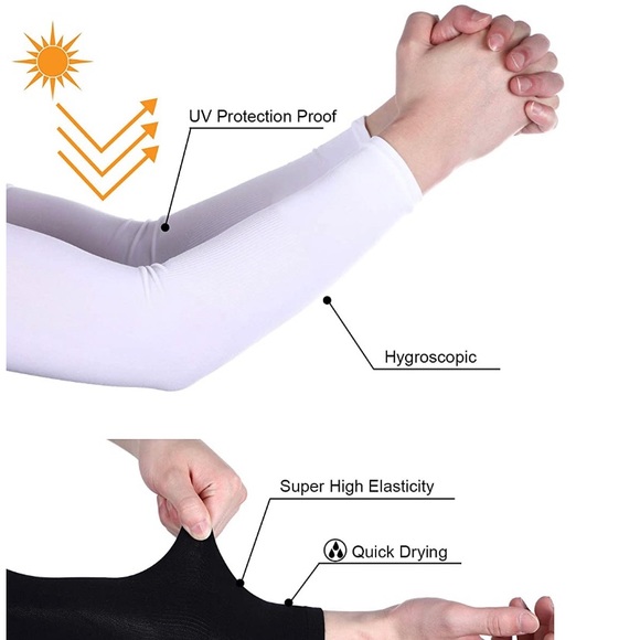 New 7 pairs in arm sleeves-black - Picture 5 of 6